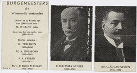 0234-01 E. Haitsma Mulier; burgemeester 1883-1905 (links)